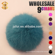 Green Rabbit Fur Pom Pom Fashion Accessories Genuine Natural Or Colorful Rabbit Real Ball Fur Accessories